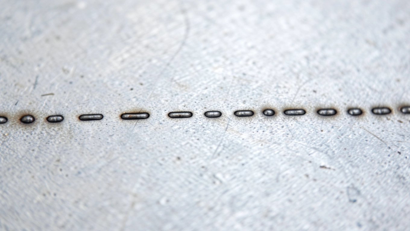 oznaczenie spoin przerywanych