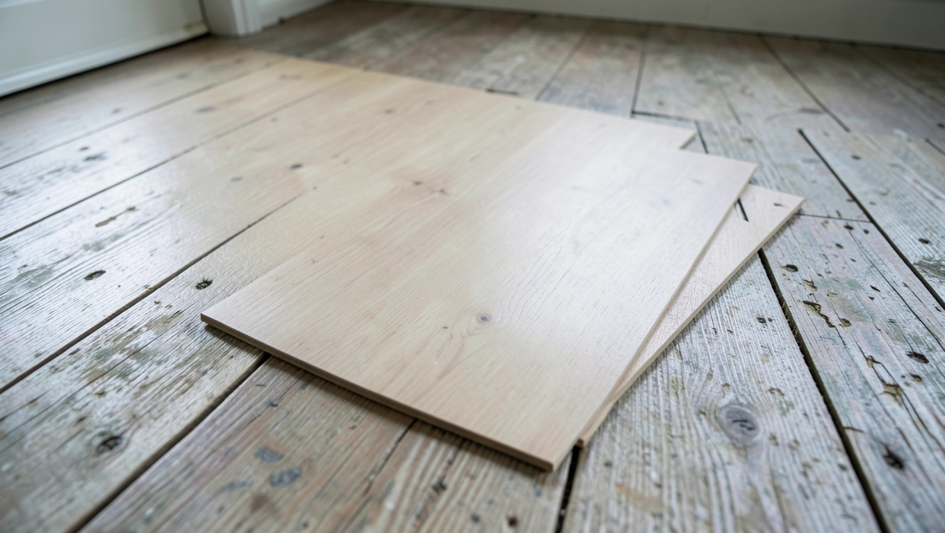 Panele na stare deski podłogowe