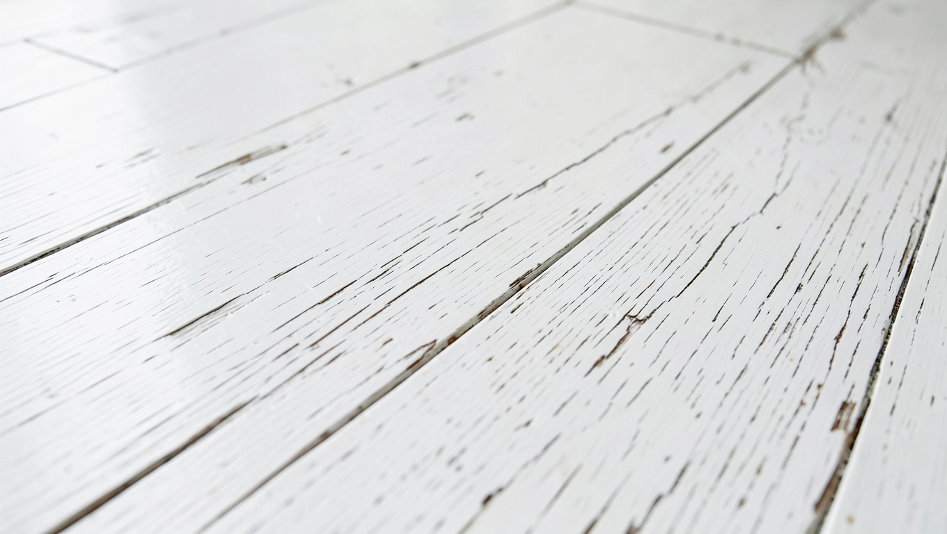 Panele podłogowe białe postarzane