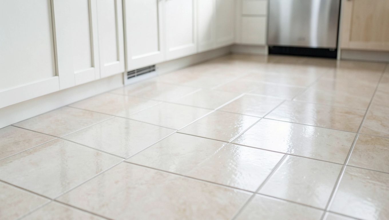 Panele podłogowe do kuchni imitujące płytki