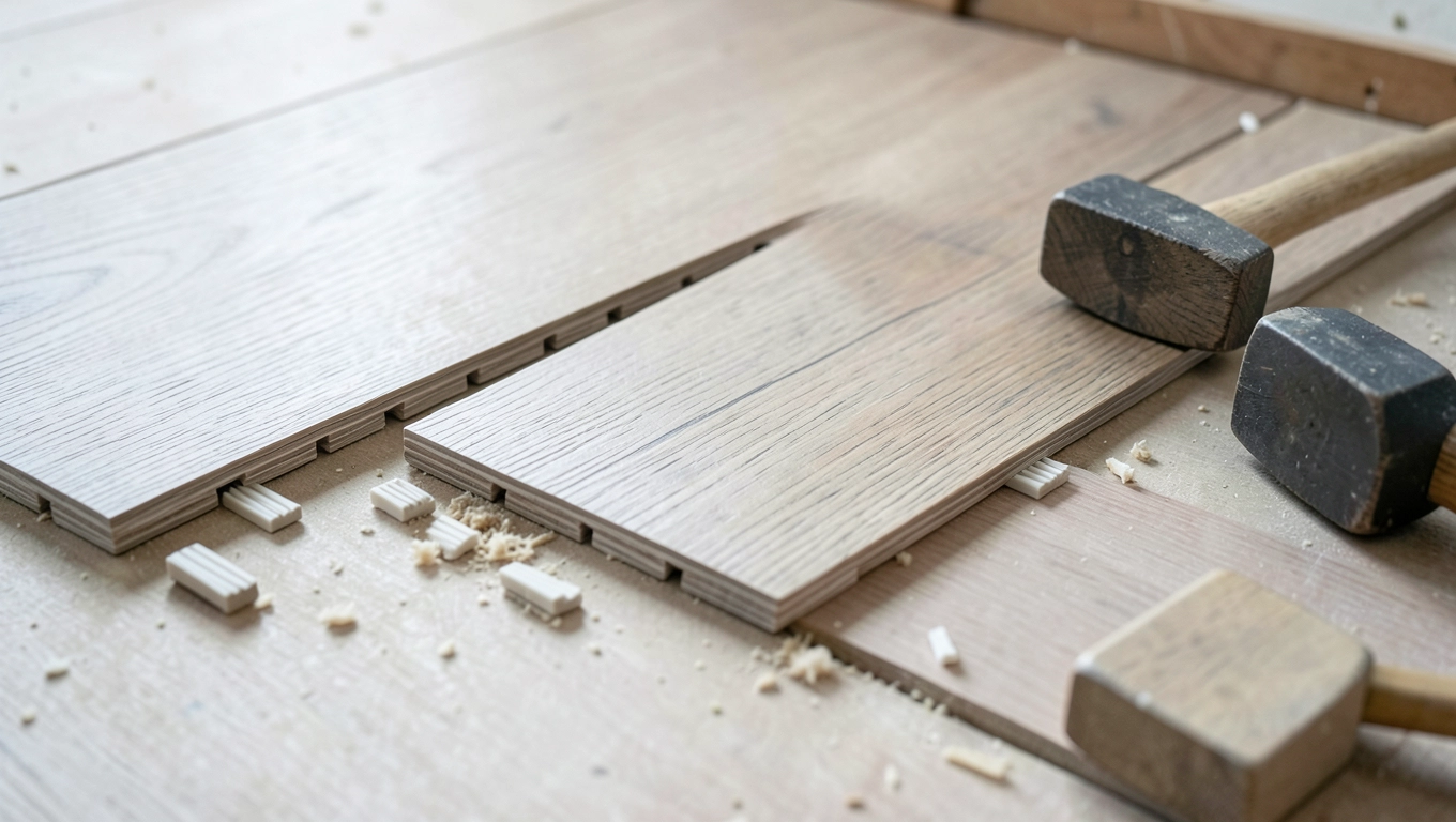 Panele podłogowe z montażem