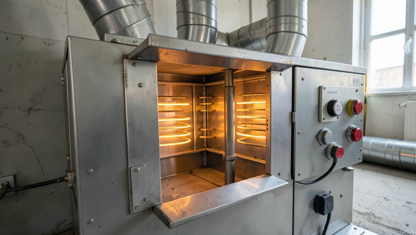 Piec do wygrzewania posadzki