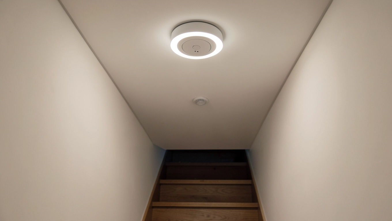 Plafon na klatkę schodową z czujnikiem ruchu