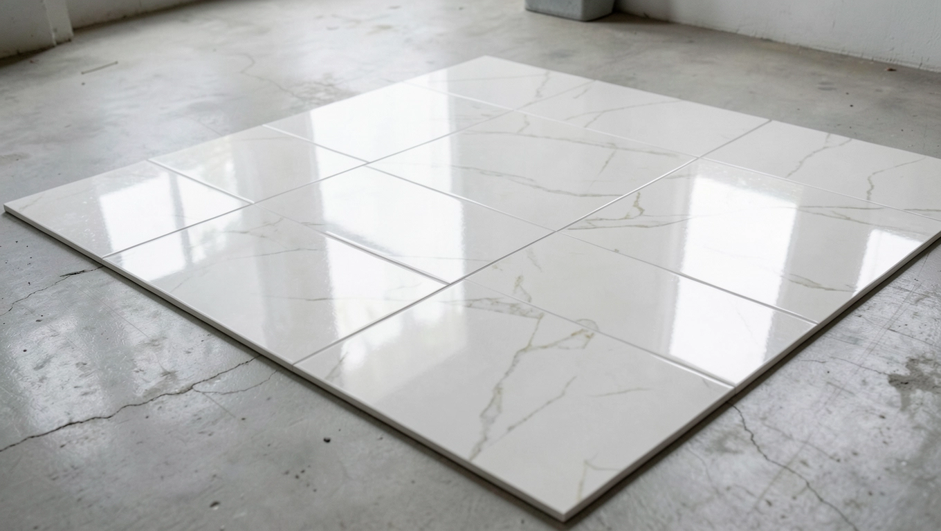 Płytki 120x60 na podłodze