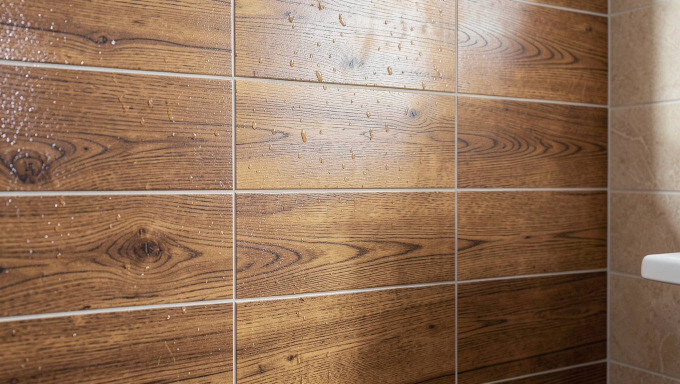 Płytki drewnopodobne do łazienki na ścianę