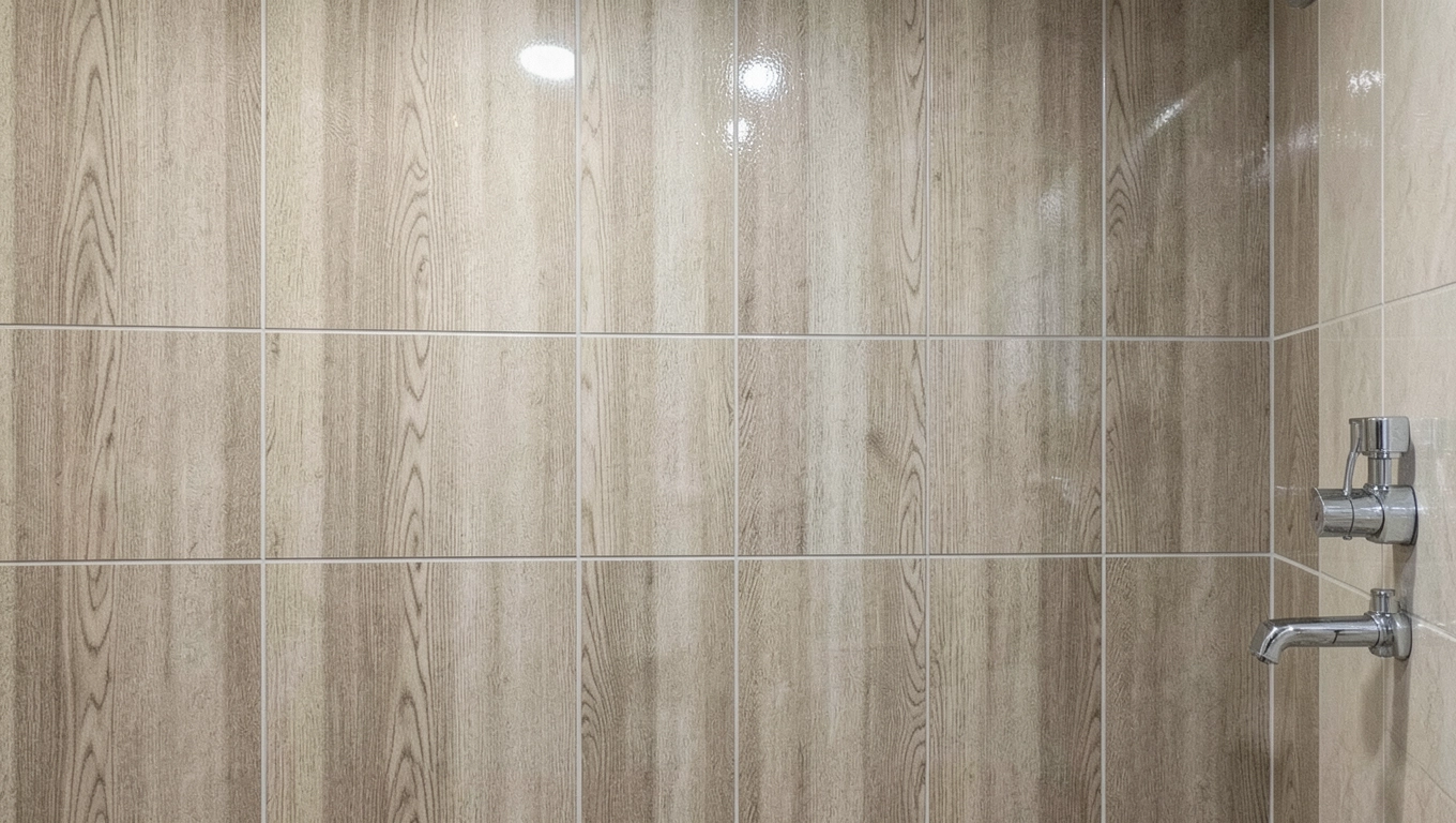 Płytki drewnopodobne na ścianę do łazienki