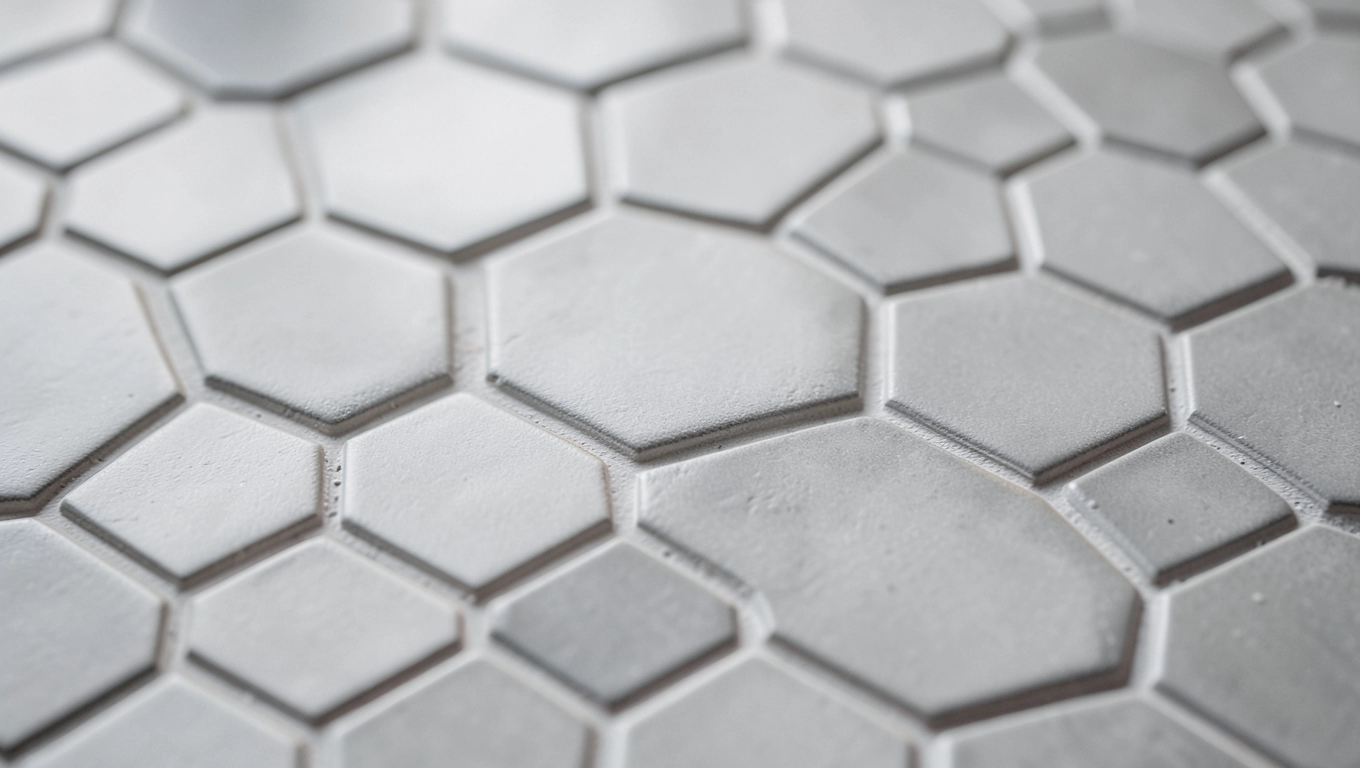 Płytki heksagonalne z panelami