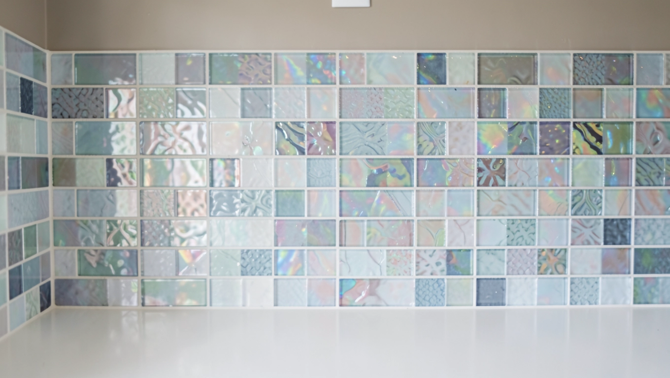 Płytki szklane na ścianę