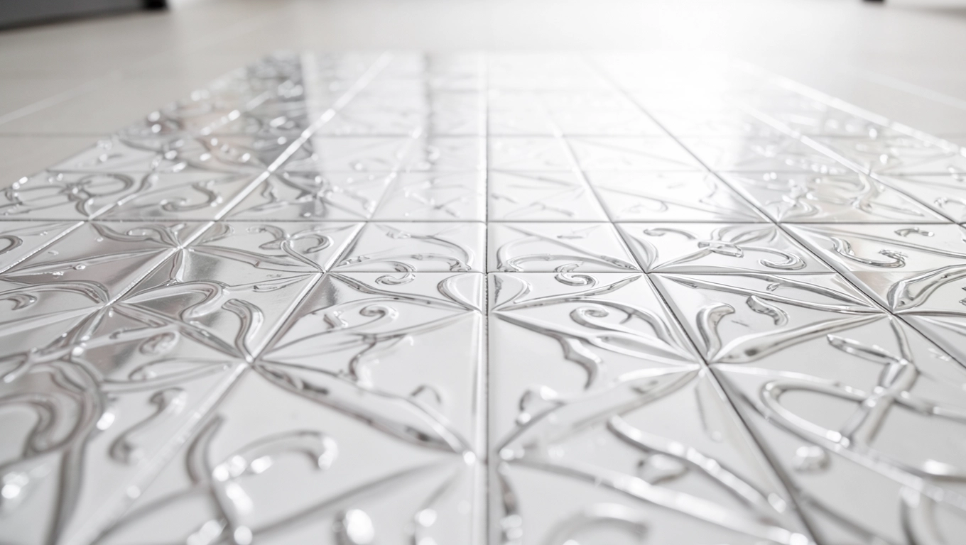 Płytki z połyskiem na podłogę