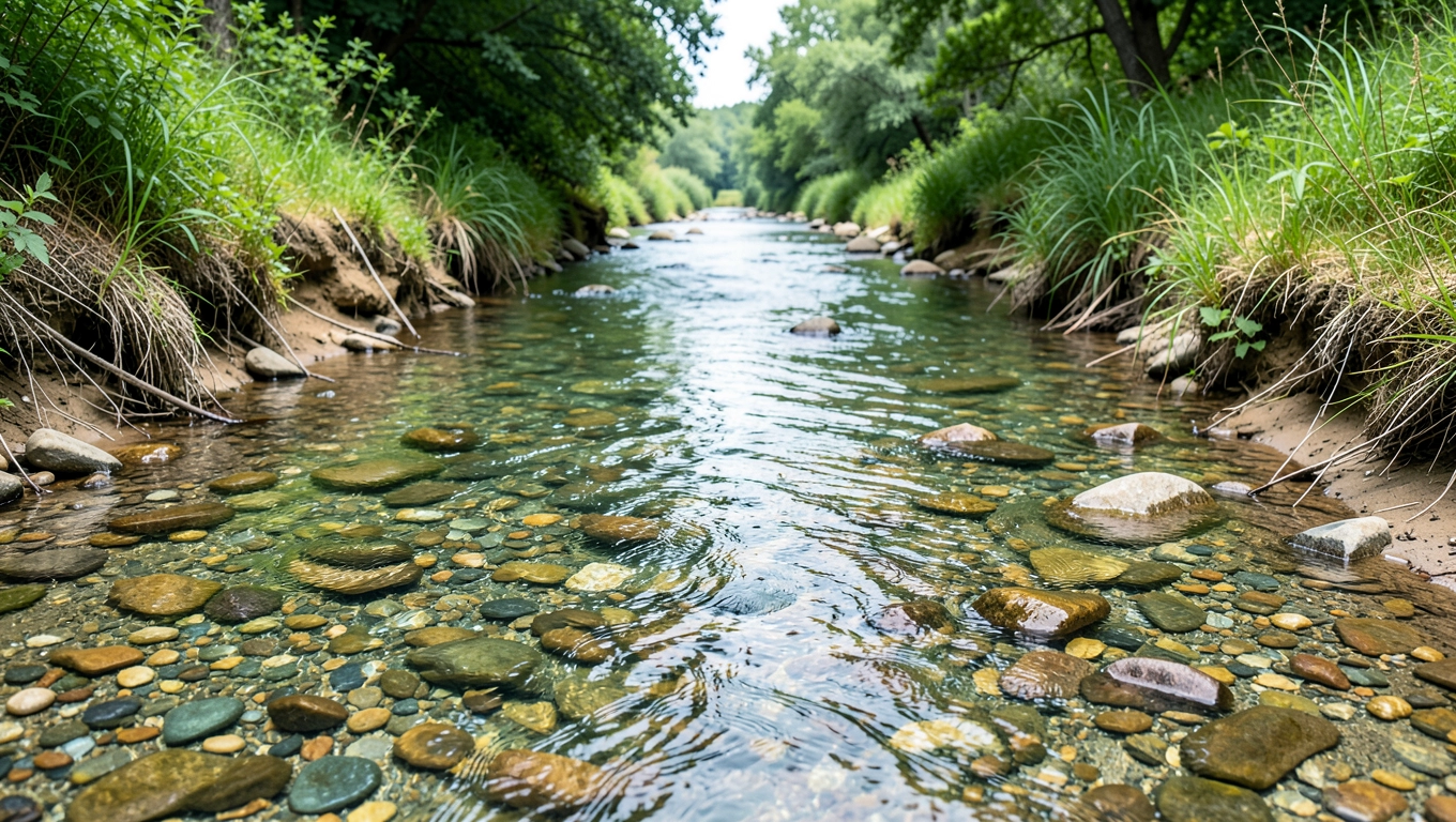 Płytkie miejsce w rzece jeziorze przez które można przejść na drugi brzeg