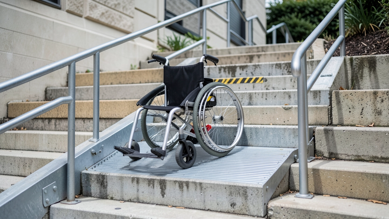 Podjazdy dla niepełnosprawnych na schody