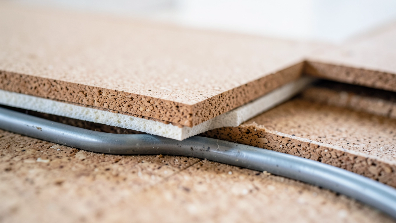 Podkład korkowy pod panele ogrzewanie podłogowe
