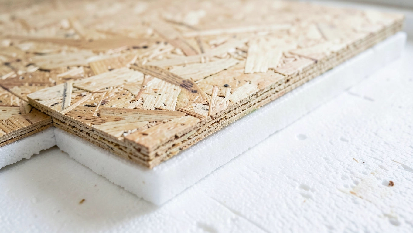 Podłoga z płyt OSB na styropianie