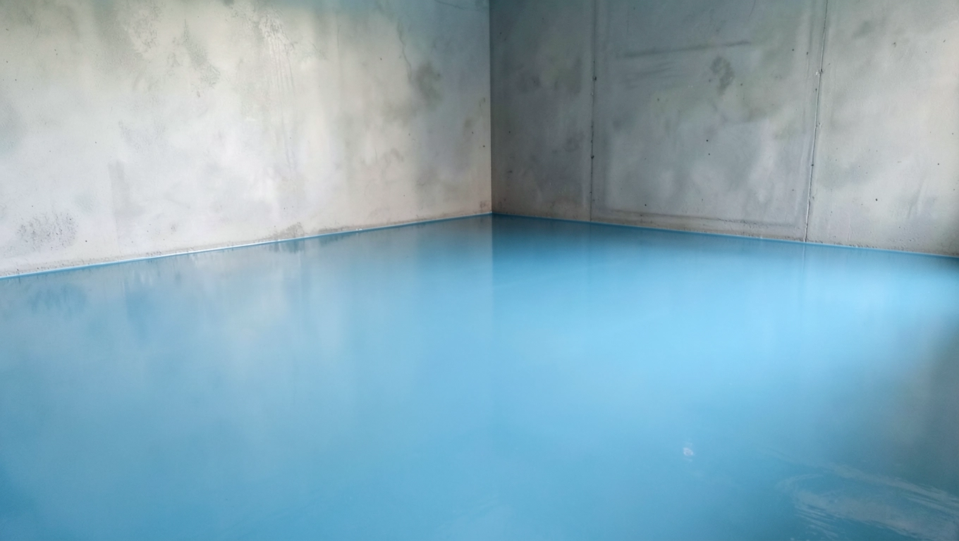 Posadzka epoksydowa w garażu