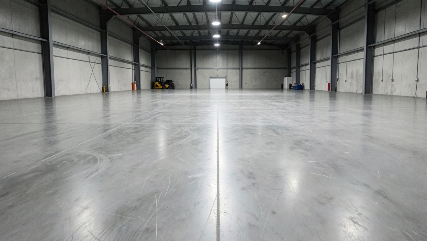 Posadzka na hali produkcyjnej