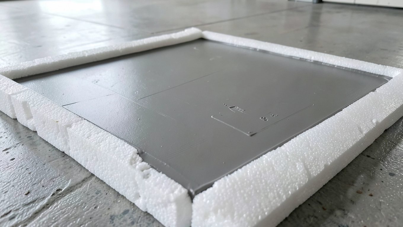 Posadzka przemysłowa na styropianie