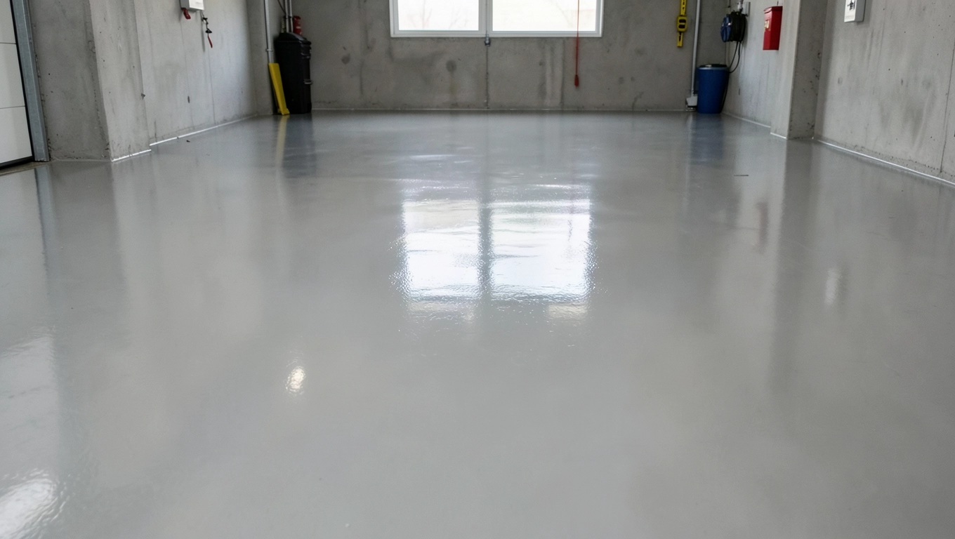 Posadzka przemysłowa w garażu