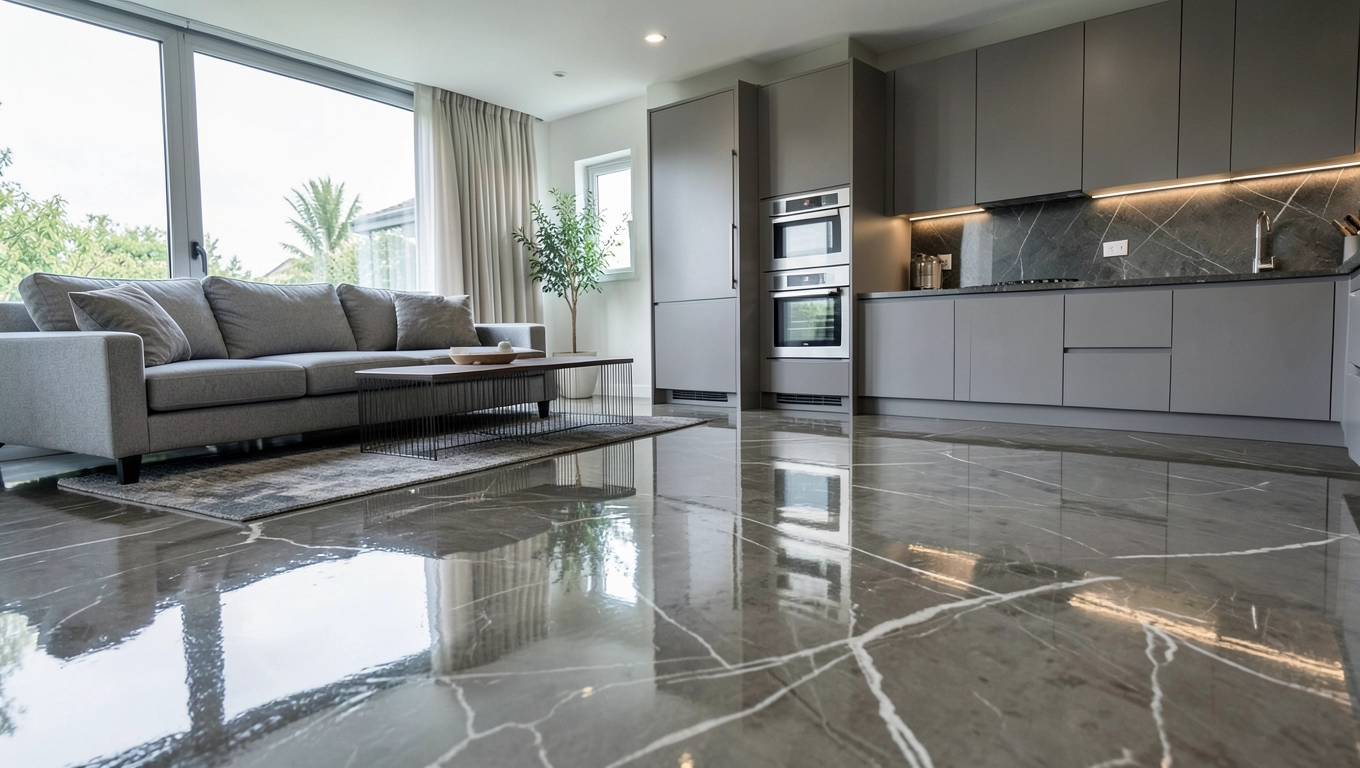 Posadzki żywiczne w domu