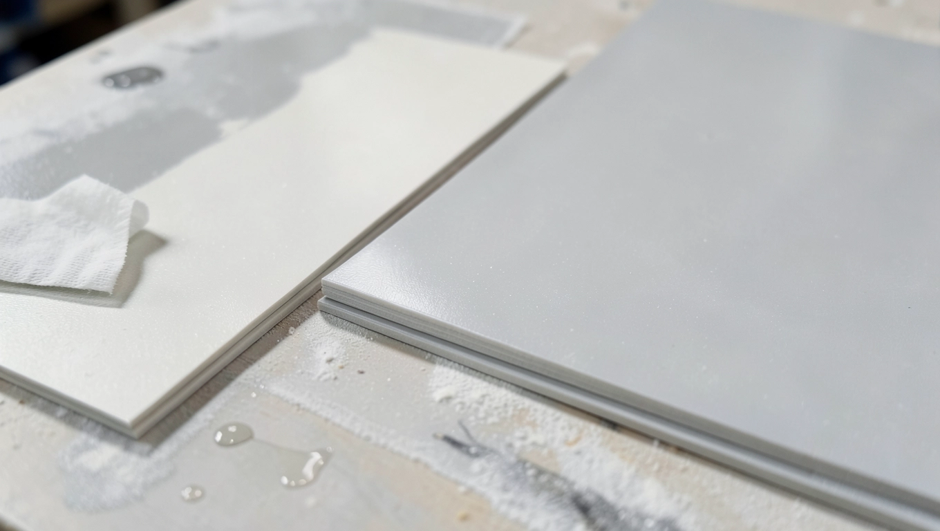 Przygotowanie podłoża do lakierowania laminatów