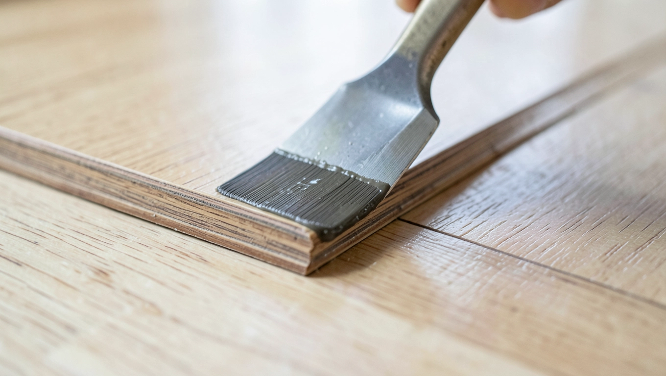 Przyklejanie paneli podłogowych