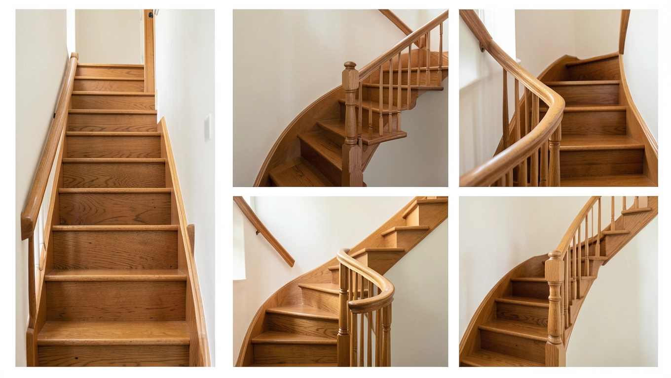 Rodzaje schodów drewnianych