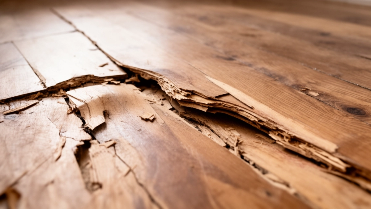 Rozwarstwienie deski podłogowej