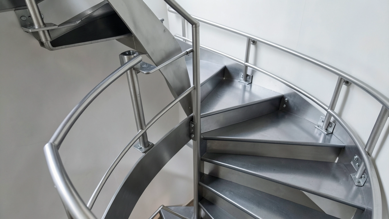 Schody kręcone z montażem