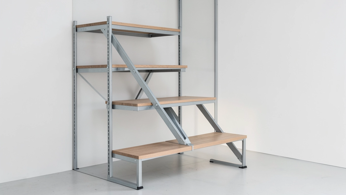 Schody półkowe stelaż cena
