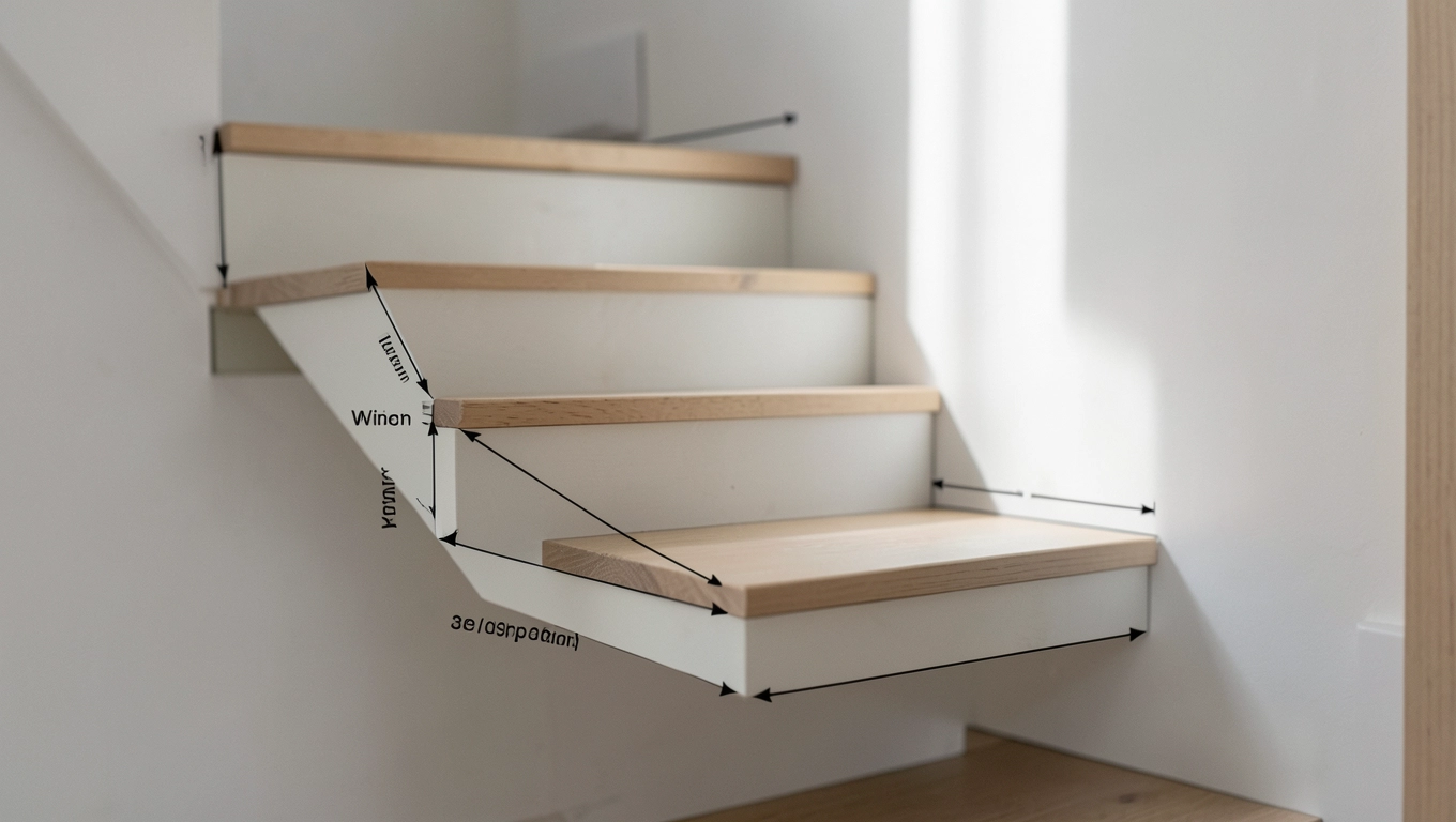 Schody półkowe wymiary