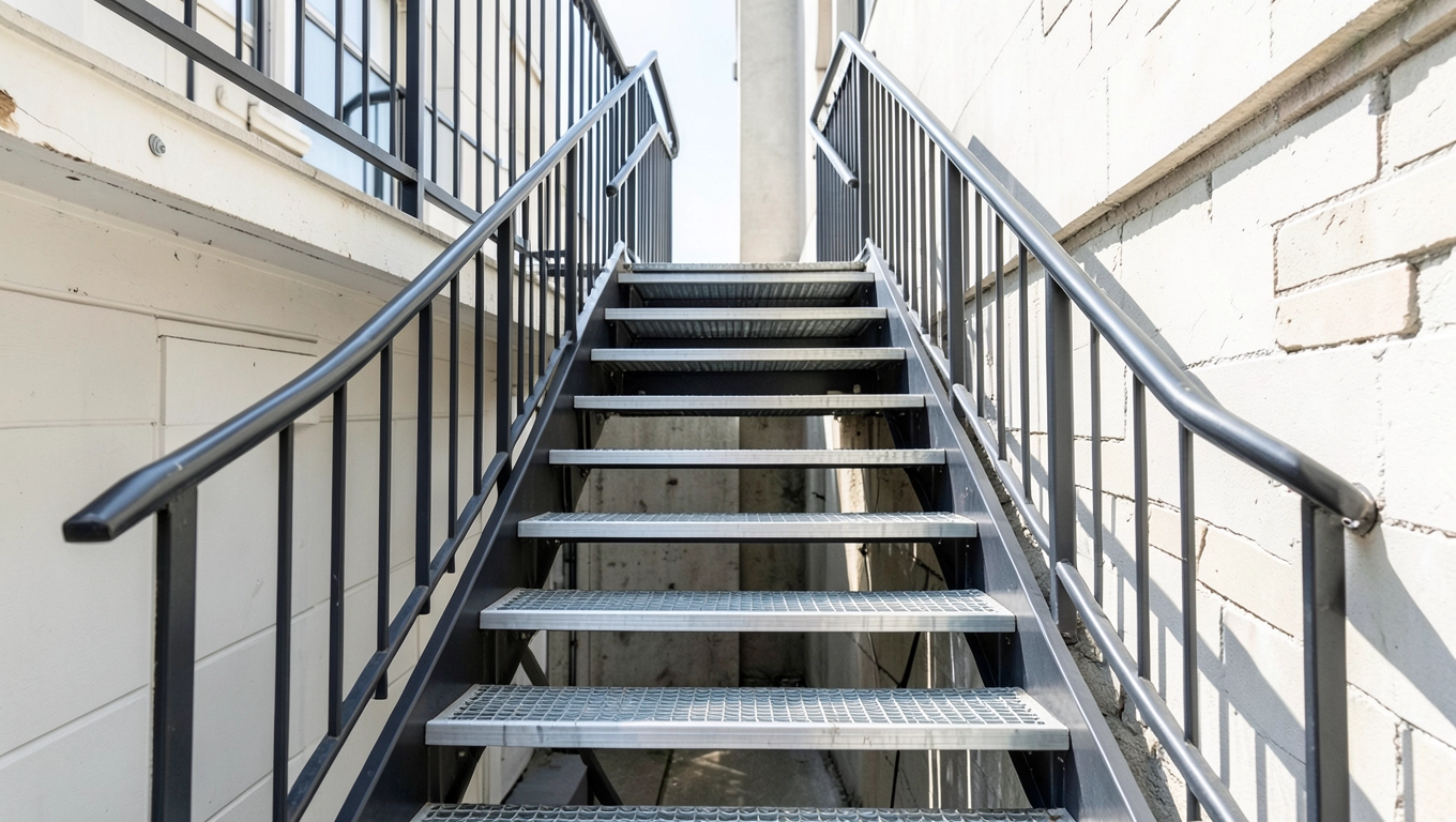 Schody przeciwpożarowe zewnętrzne przepisy