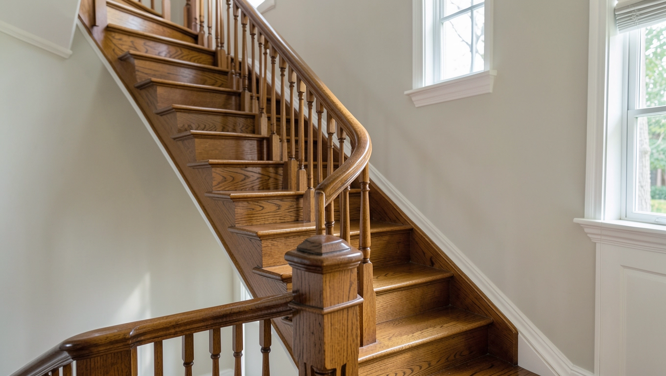 Schody w stylu amerykańskim