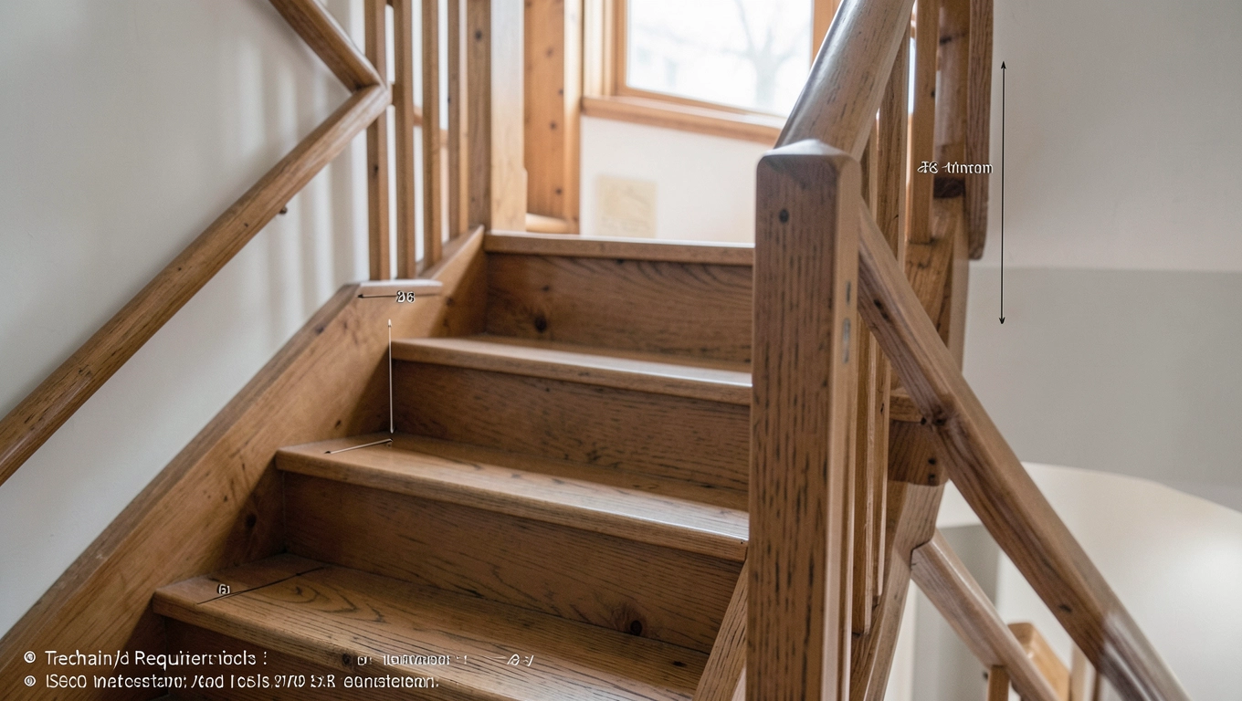 schody wewnętrzne wymagania techniczne