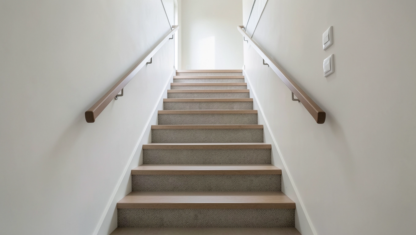 Schody wewnętrzne z konglomeratu