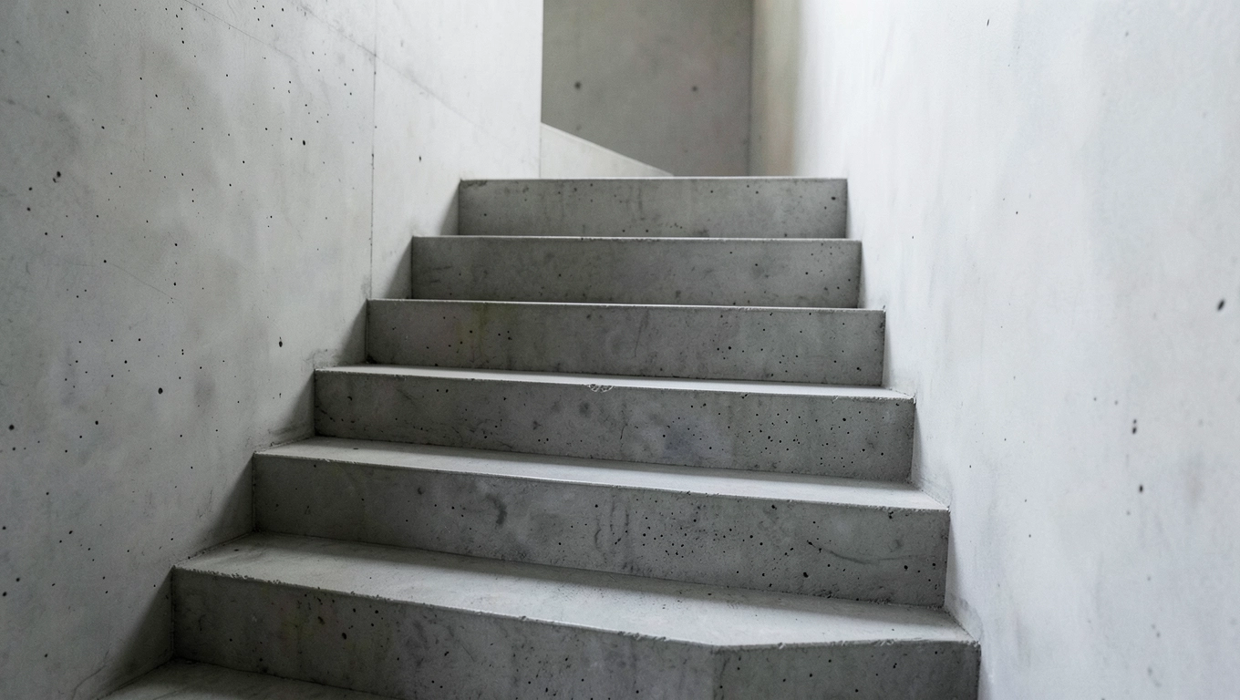 Schody z betonu architektonicznego