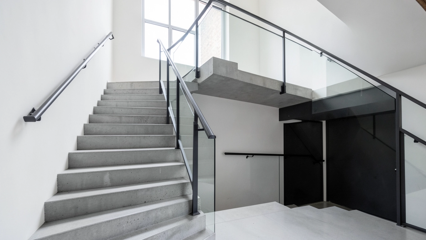 Schody z dwoma SPOCZNIKAMI