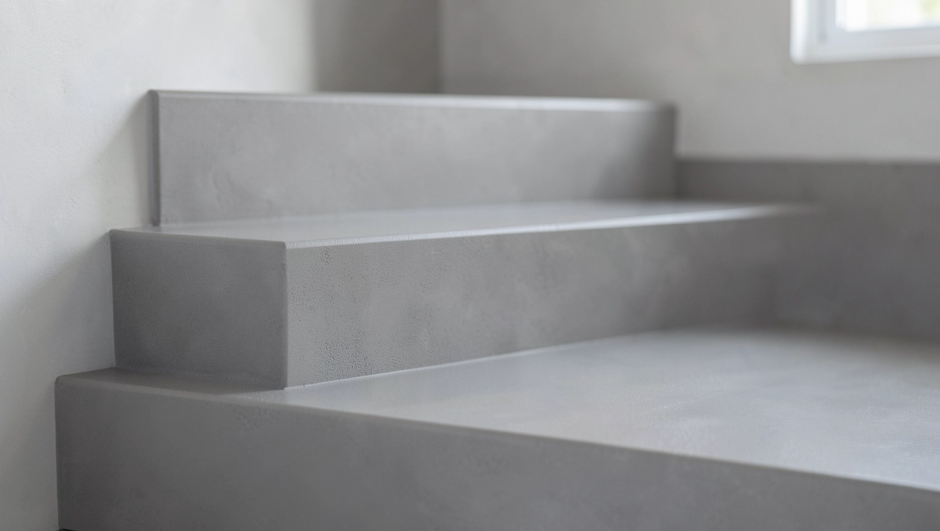 Schody z mikrocementu