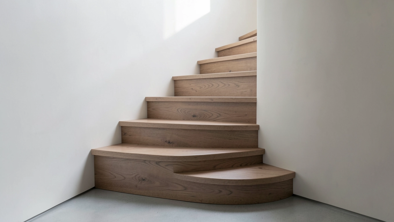 schody z paneli winylowych