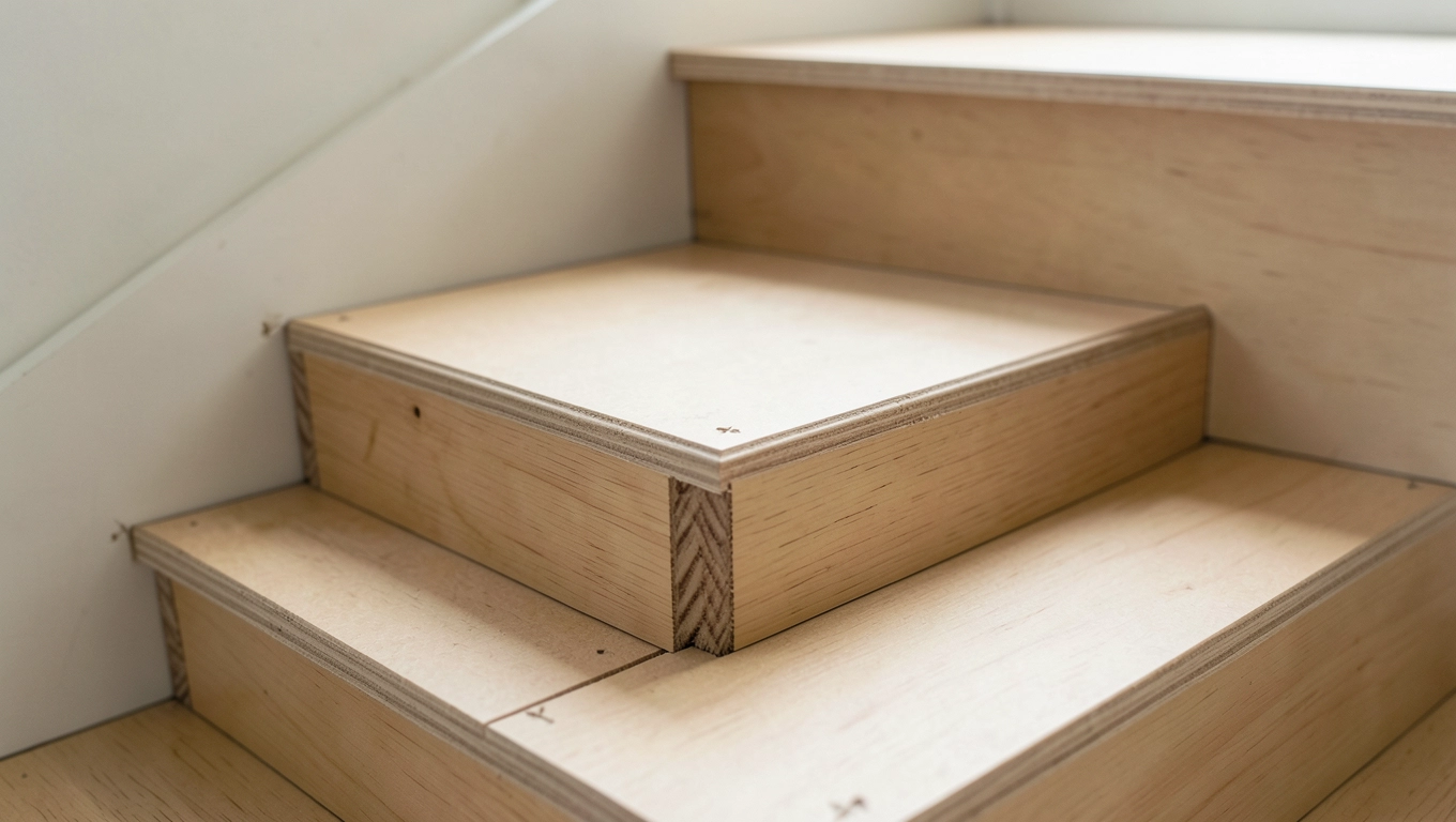 Schody z płyty meblowej