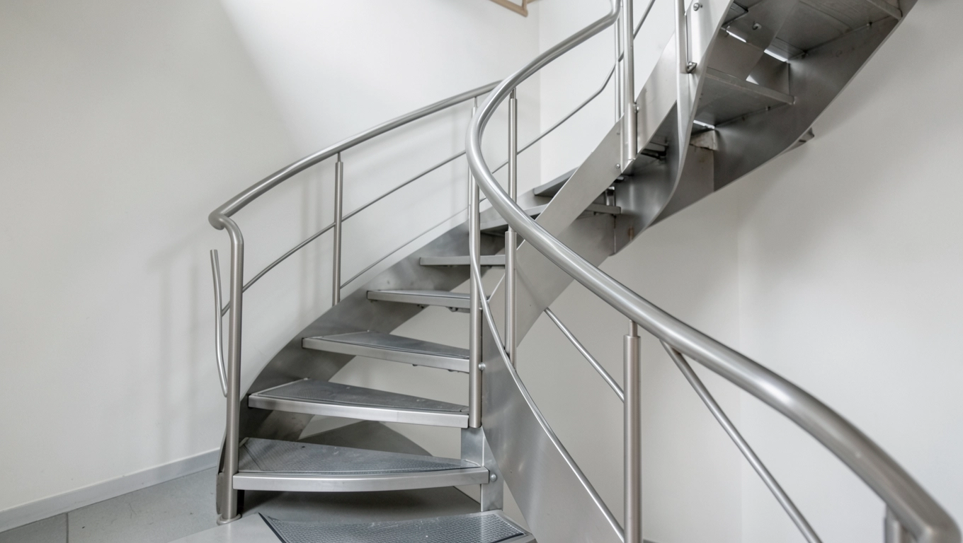 Schody zabiegowe metalowe cena