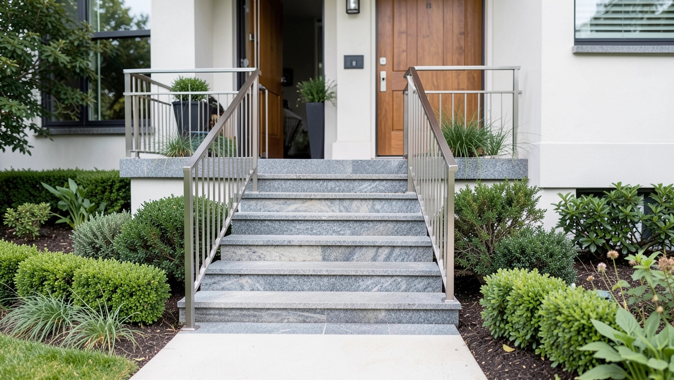 Schody zewnętrzne do domu