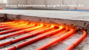 8 cm wylewki na ogrzewanie podłogowe