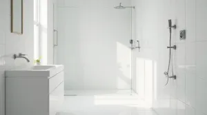 biała glazura do łazienki