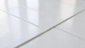 Biała podłoga panele