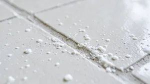 Biały nalot na płytkach gresowych