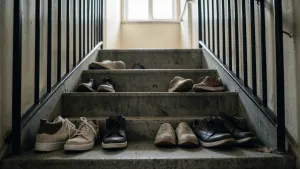 Buty na klatce schodowej prawo cywilne