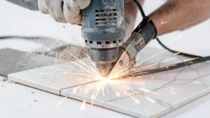 cięcie gresu szlifierka kątowa