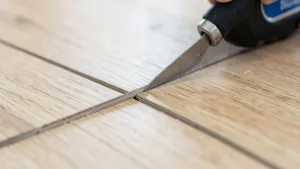 Cięcie paneli podłogowych nożem