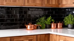 czarna glazura do kuchni