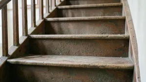 czym obłożyć stare drewniane schody