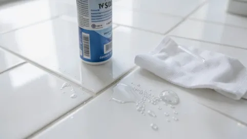 Czym odtłuścić płytki przed silikonem